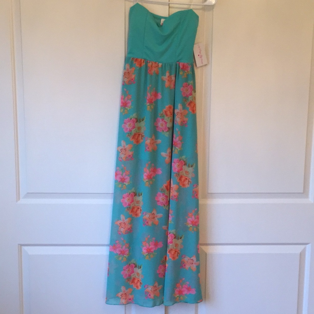 NWT The Pink Lilly Boutique strapless dress Small